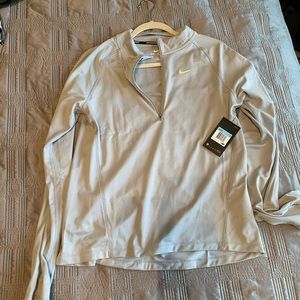 Nike quarter zip grey NWT medium